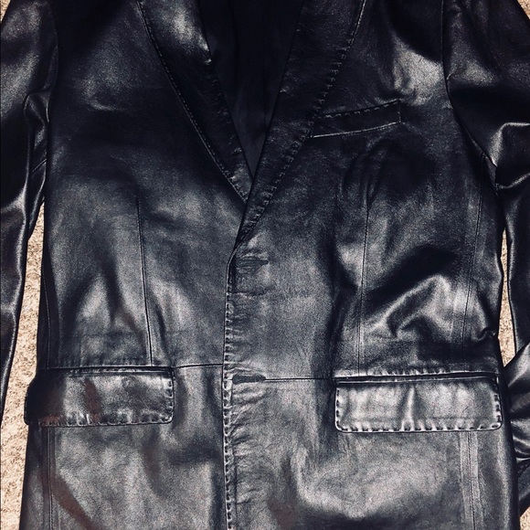 Men’s Genuine Lambskin Leather Jacket - Picture 1 of 4